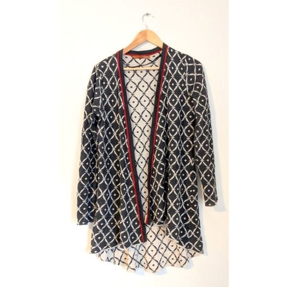 🚫SOLD🚫 Belldini Boho Patterned Cardigan size M - Picture 6 of 9